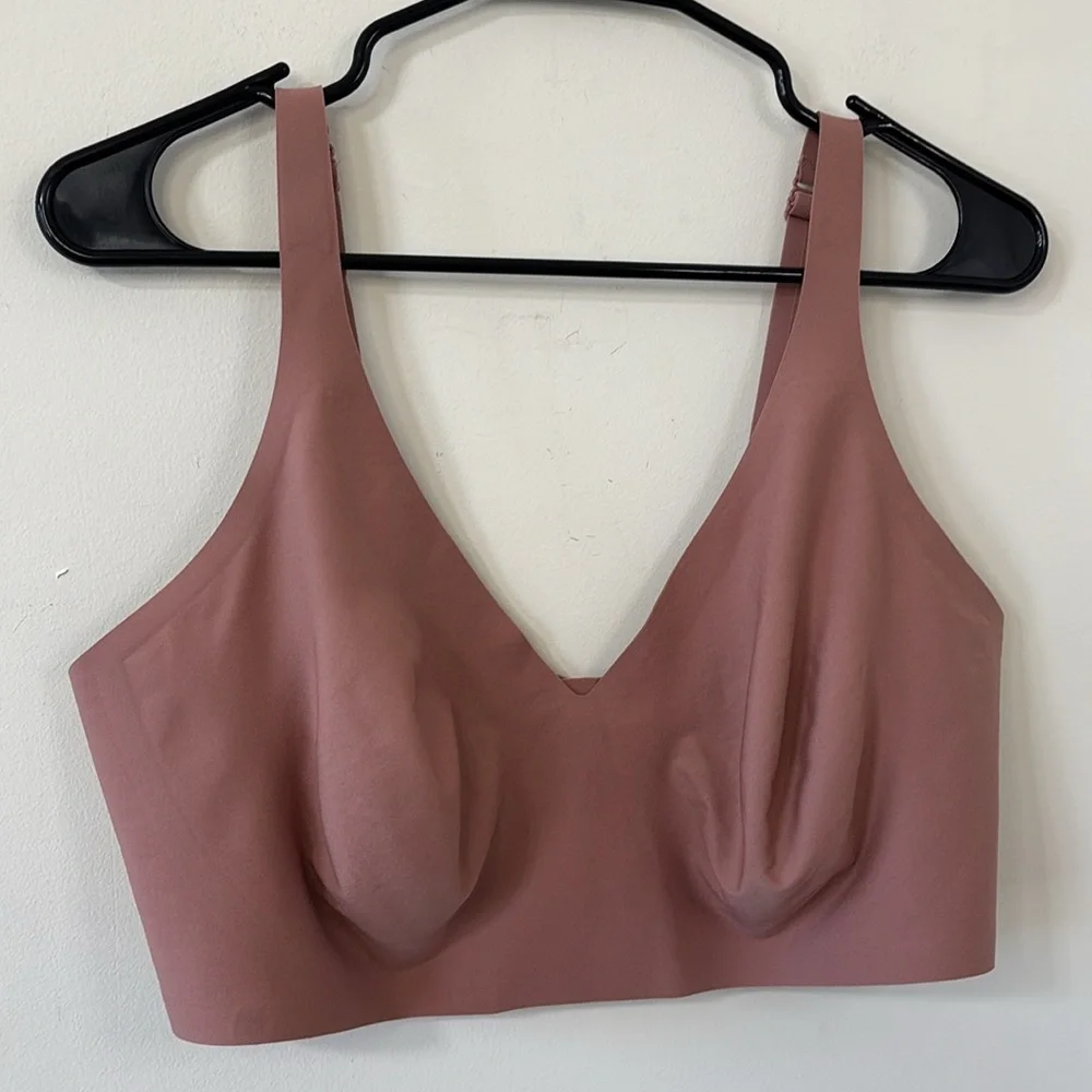 Bombas No Show Plunge Bralette Coco Plum Size 2X - Picture 4 of 7